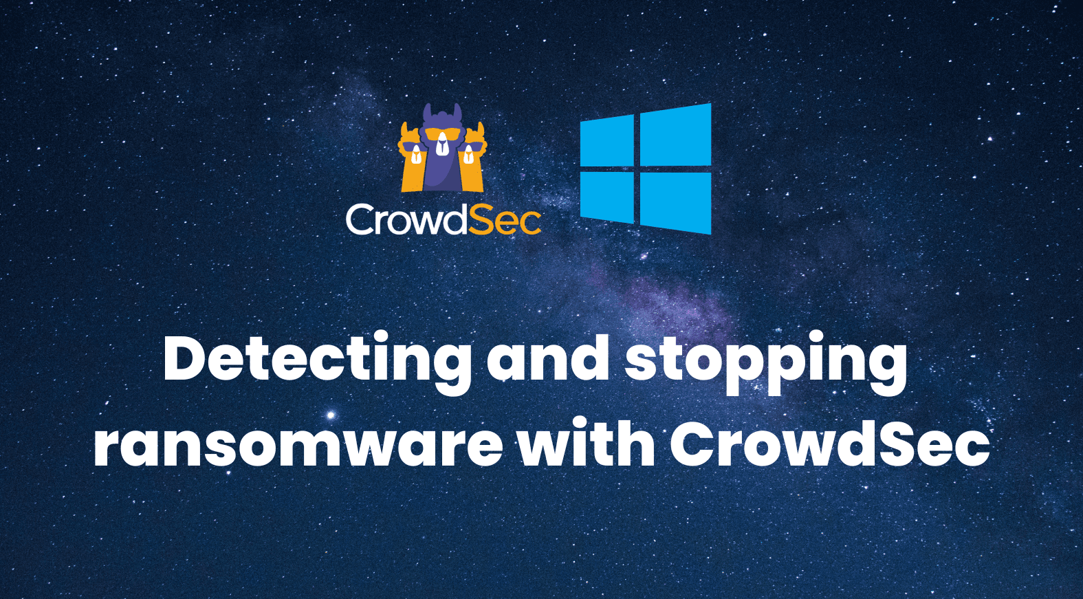 detecting and stopping ransomware with crowdsec