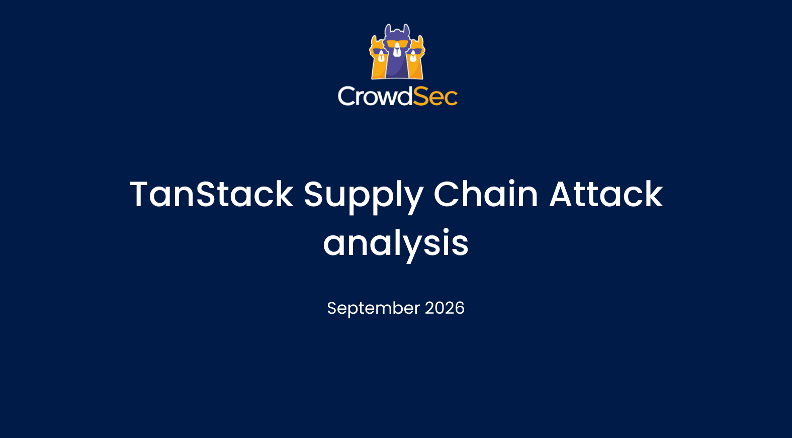 TanStack Supply Chain Attack Analysis